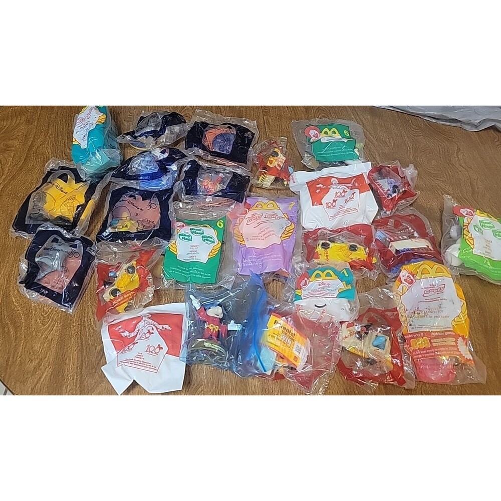 Disney‎ Mickey Mouse Figures Mixed Lot McDonalds Toys Happy Meal some sealed
